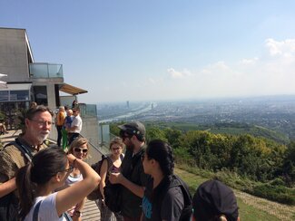 Hike with Alumni on the Kahlenberg View over Vienna September 2017