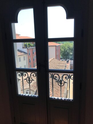 Views from the student residence is incredible, overlooking the city of Pavia.