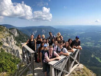 Hike with Alumni on the Kahlenberg View over Vienna September 2017